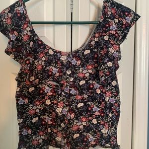 Off the shoulder crop top